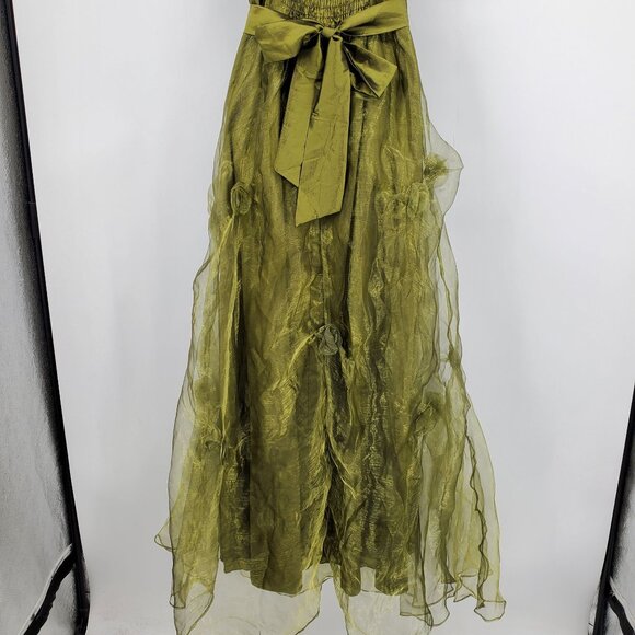 NWT Cherlone Forest Fairycore Ethereal Renaissance Nature Fantasy Prom Dress 8 1 - Picture 14 of 16